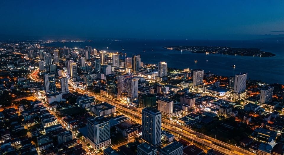 Cebu Skyline at Night